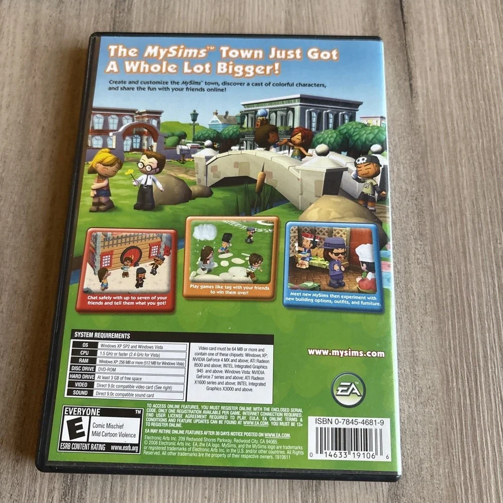 MySims 2008 Online My Sims Game (PC) Not Tested